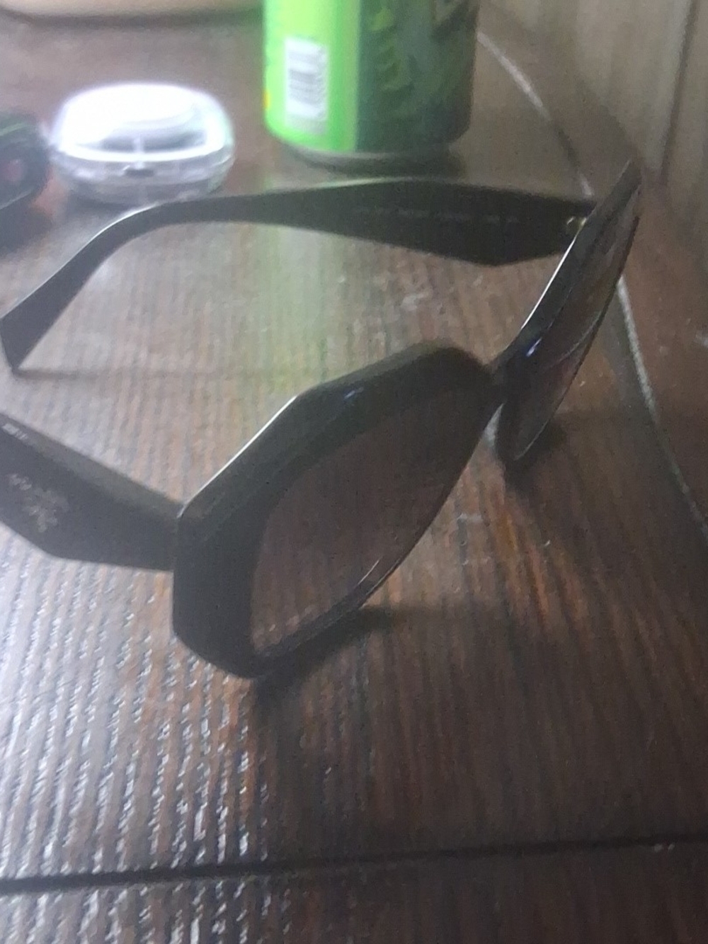Prada Black Octagonal Women’s Sunglasses - Picture 2 of 12
